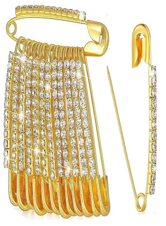 THANU'S CRAFT Crystal stone Safety saree pin dupatta chunri scarfs sari Brooch pins for women